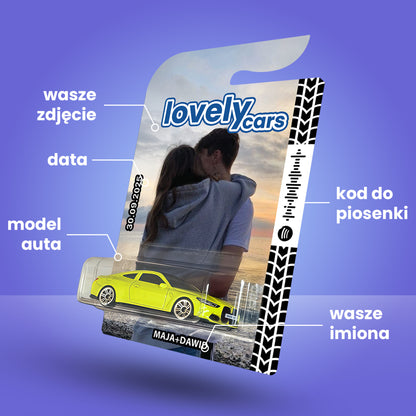 LovelyCars™- Personalizowany samochodzik