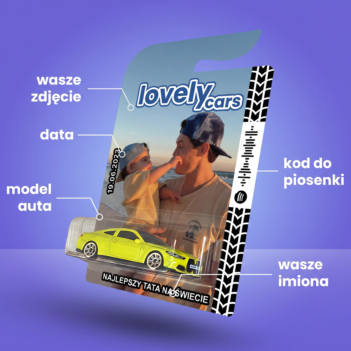 LovelyCars™- Personalizowany samochodzik