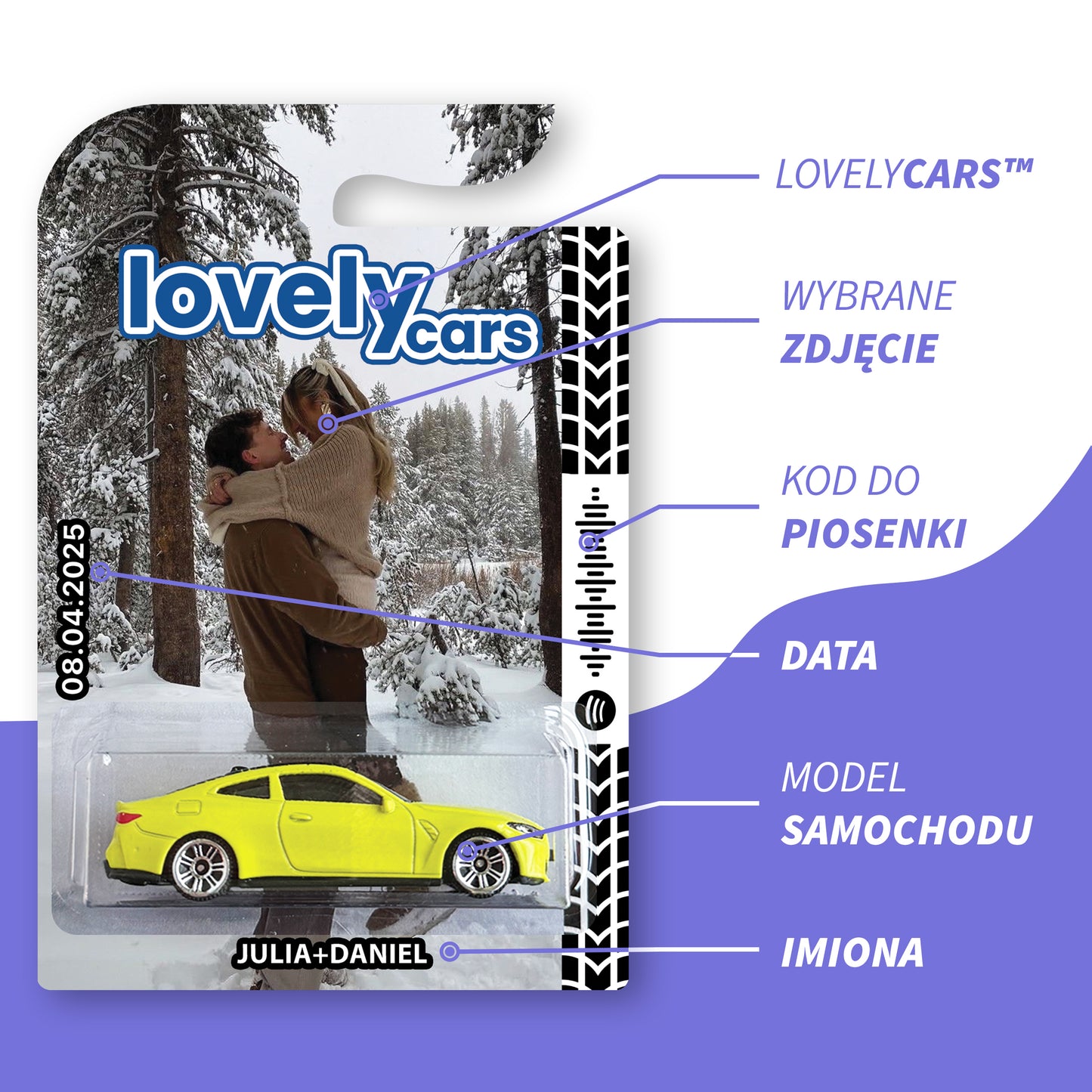 LovelyCars™- Personalizowany samochodzik